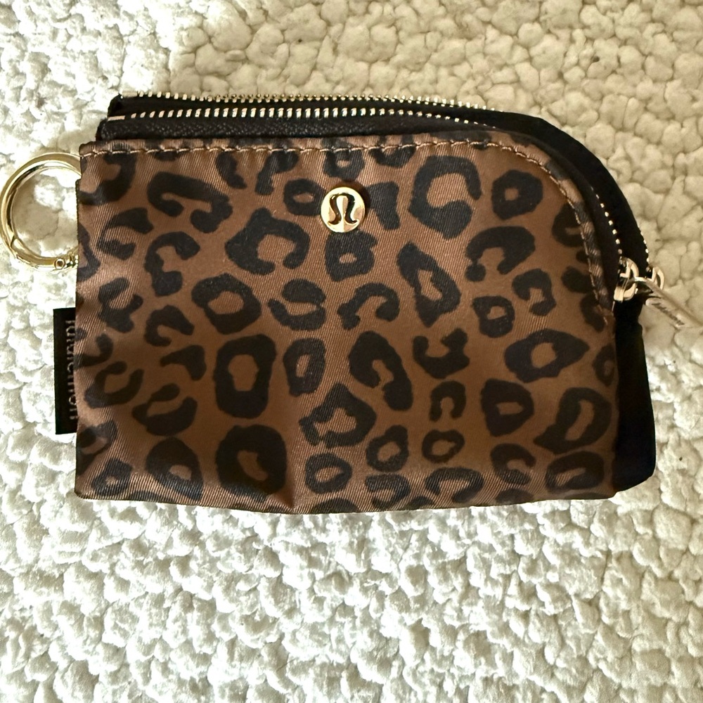 Lululemon Double Zip Clippable Card Pouch